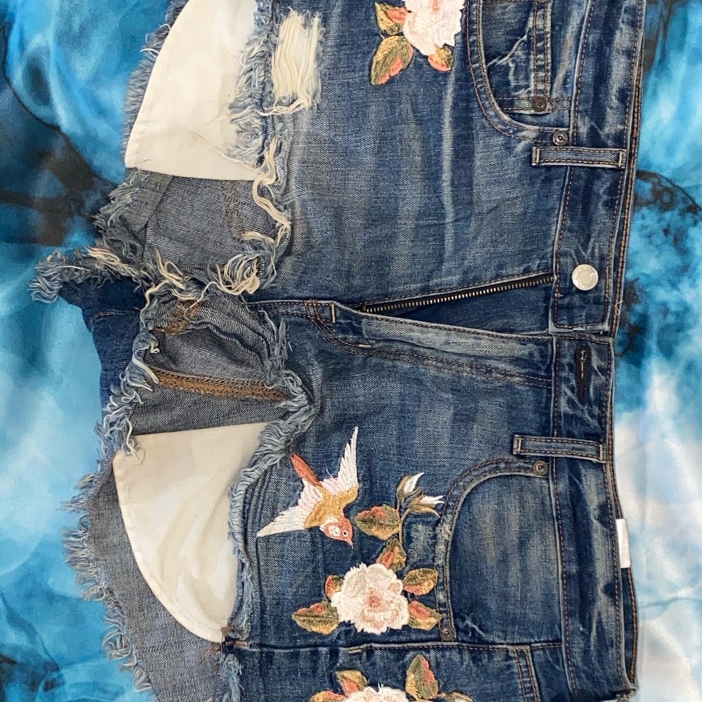 American Eagle Vintage High Rise Festival Short